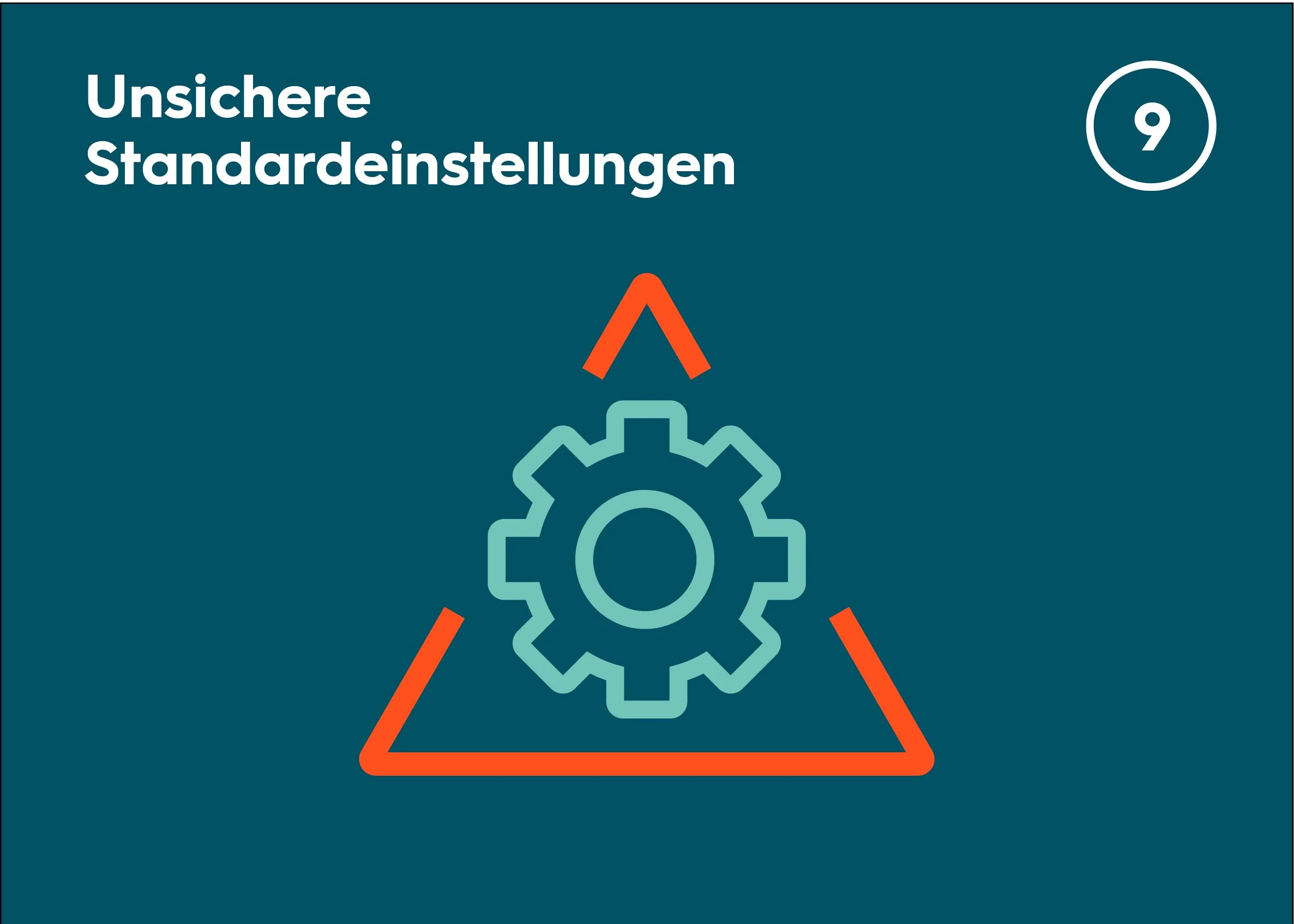 9. Unsichere Standardeinstellungen